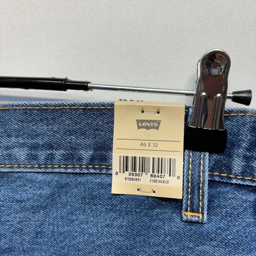 NWT Levi's 550 Relaxed Jeans Men Size 46x32 Blue Denim C106 -6
